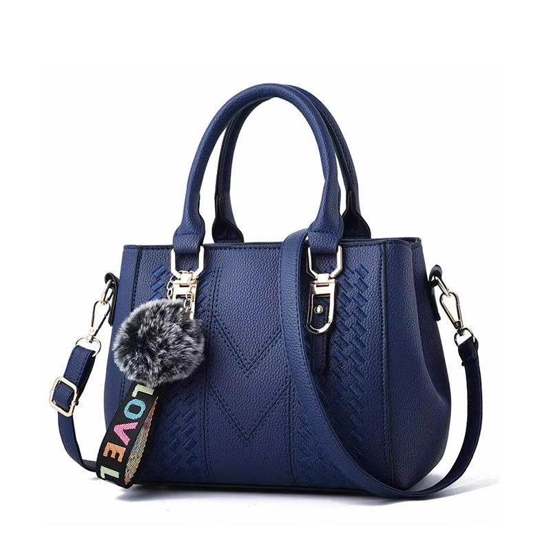 Luxury Bags Without Logo - Embroidery Messenger Bags Women Leather Handbags