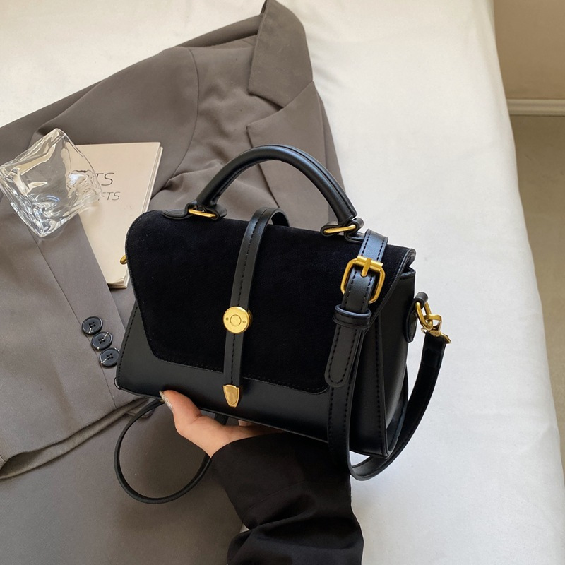 Luxury Bags Without Logo - Elegant Faux Handbag with Adjustable Strap