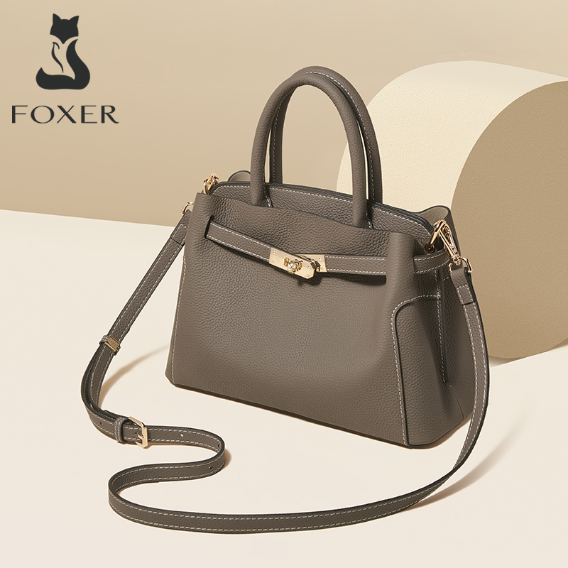 Luxury Bags For Women Sale - FOXER Genuine Leather Women's Handbag Luxury
