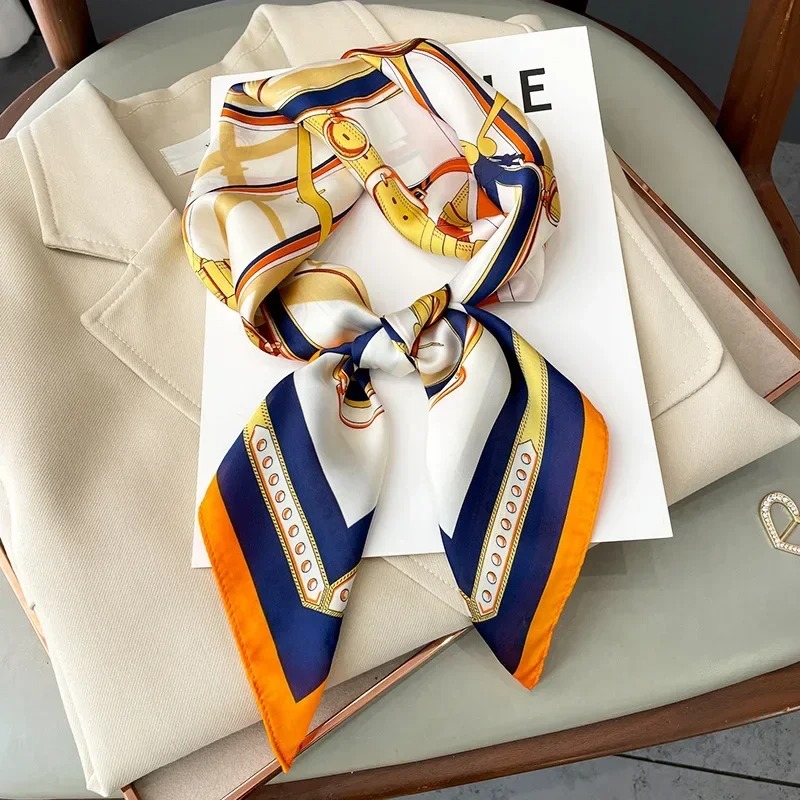 Luxury Bags Quality - Luxury Design Skinny Silk Square Scarf