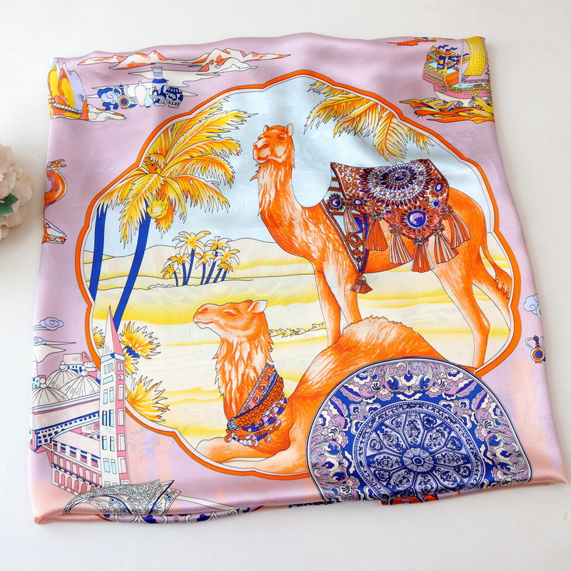 Luxury Bags Hong Kong - silk road Mulberry Satin Scarf Hijab
