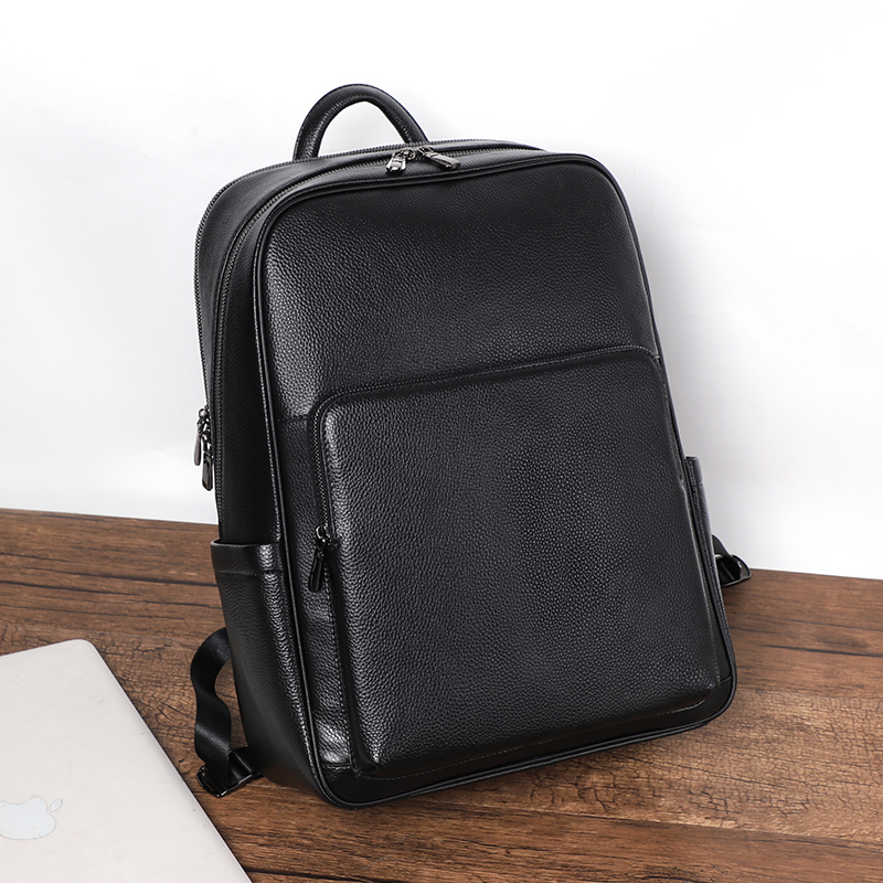 100% Cow Genuine Leather Men B - Luxury Bags That Fit Laptop recension och pris