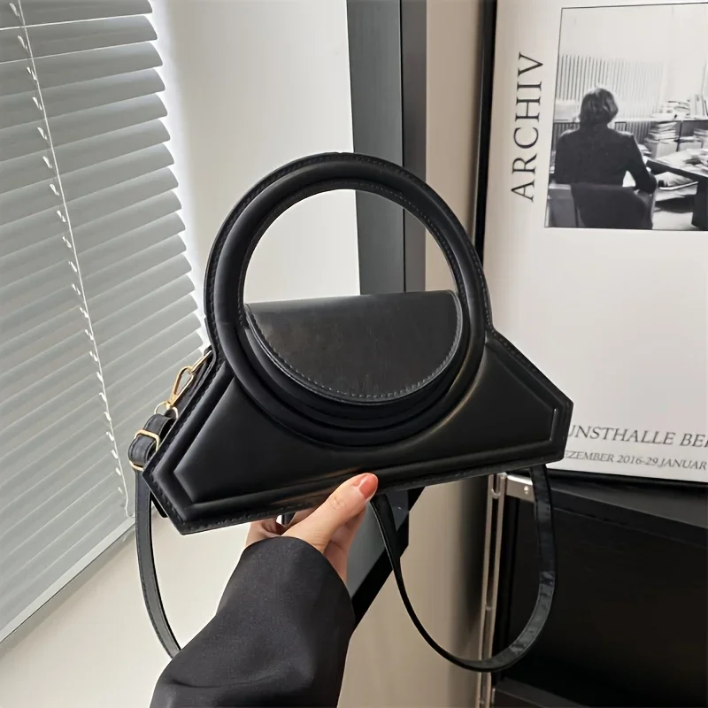 Solid Color Pu Leather Elegant - Luxury Bags Without Logo recension och pris