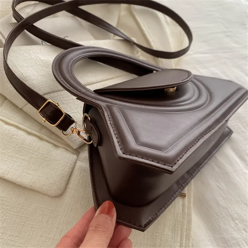 Solid Color Pu Leather Elegant - Luxury Bags Without Logo recension och pris
