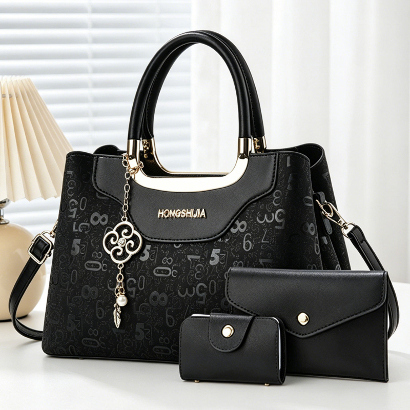 3-piece Fashion Women's Handba - Luxurious Bag recension och pris