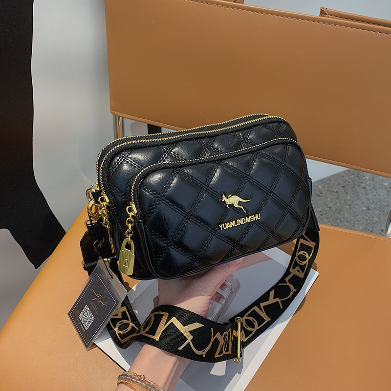 Argyle Pattern Simple Shoulder - Luxury Bags Without Logo recension och pris