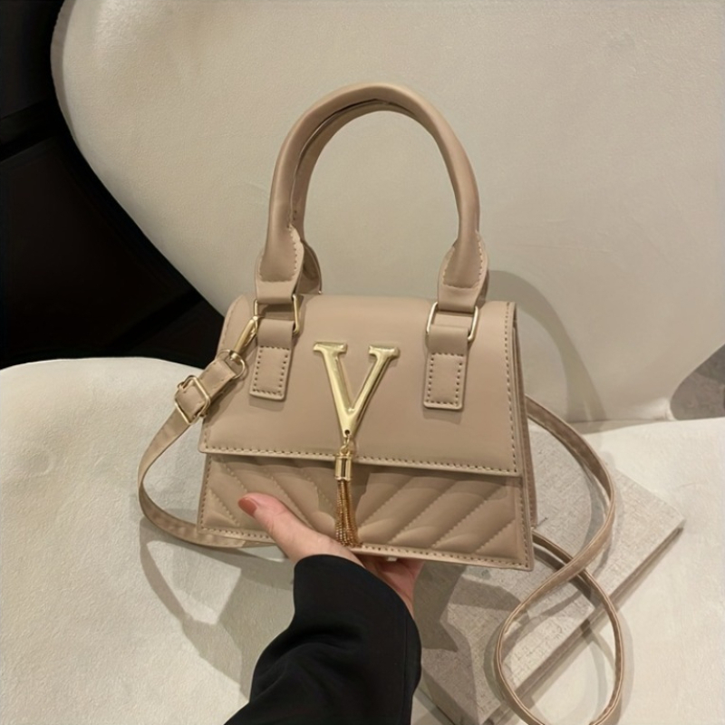 Fashion Quilted Top-Handle Bag - Luxury Bags Without Logo recension och pris