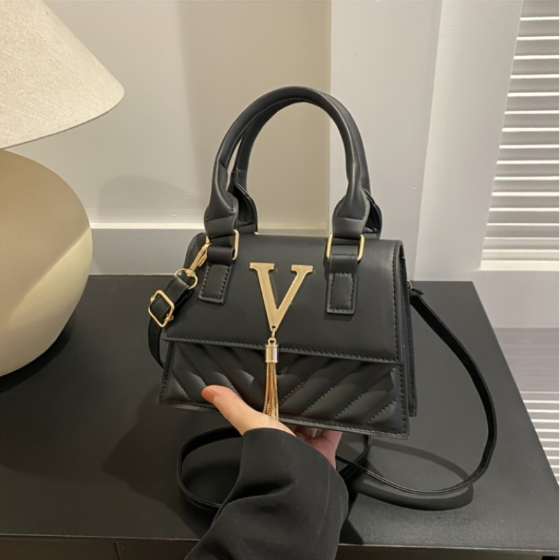 Fashion Quilted Top-Handle Bag - Luxury Bags Without Logo recension och pris