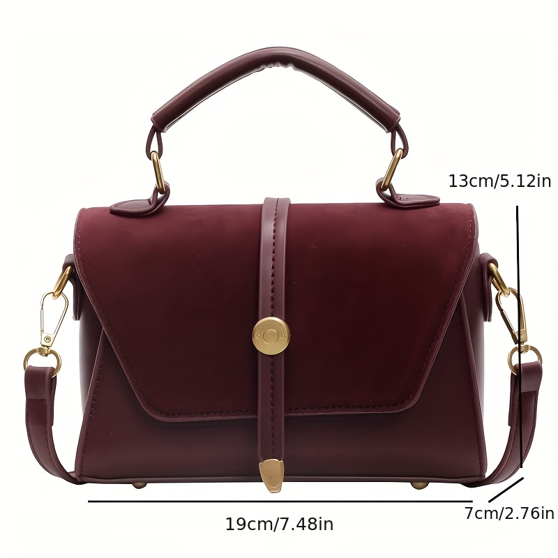 Elegant Faux Handbag with Adju - Luxury Bags Without Logo recension och pris