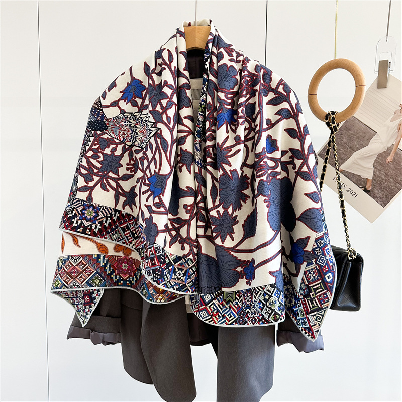 30%Silk 70%Wool Scarf Large Tw - Luxury Bags Hong Kong recension och pris