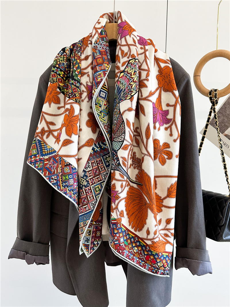 30%Silk 70%Wool Scarf Large Tw - Luxury Bags Hong Kong recension och pris