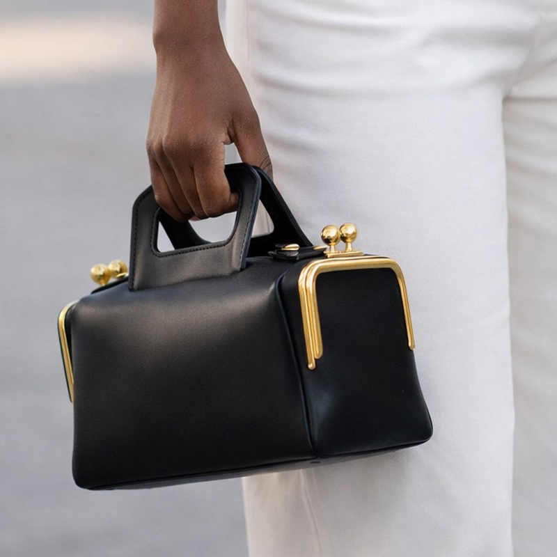 NEW Two side clamp design Fram - Luxury Bags Without Logo recension och pris