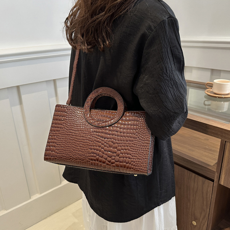 Women's Crocodile Pattern PU L - Luxury Bags Without Logo recension och pris