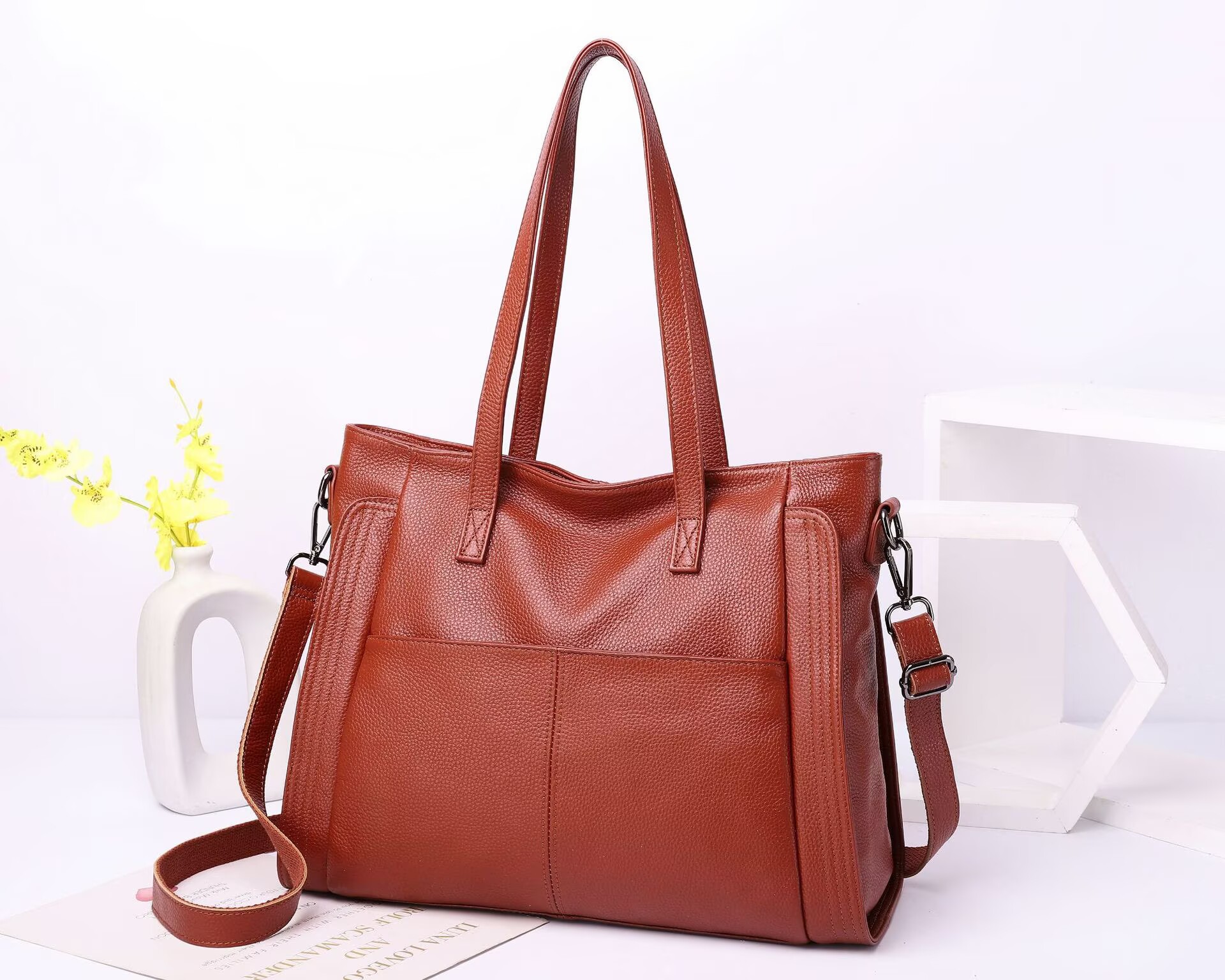 Big Capacity Handbags,Real Lea - Luxury Bags Big recension och pris