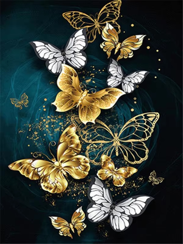DIY Golden Silver Butterfly Di - Luxury Bags Europe recension och pris