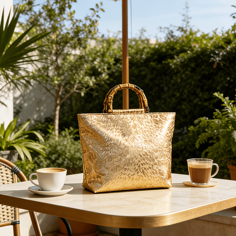Light luxury metallic gold jac - Luxury Bags Supplier recension och pris