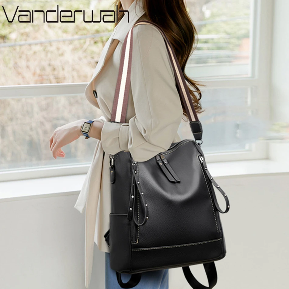 Brand Luxury Backpacks Soft Le - Luxury Bags Quality recension och pris