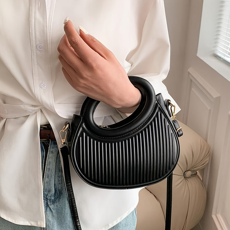 Chic Stripe Design Crossbody B - Luxury Bags Without Logo recension och pris