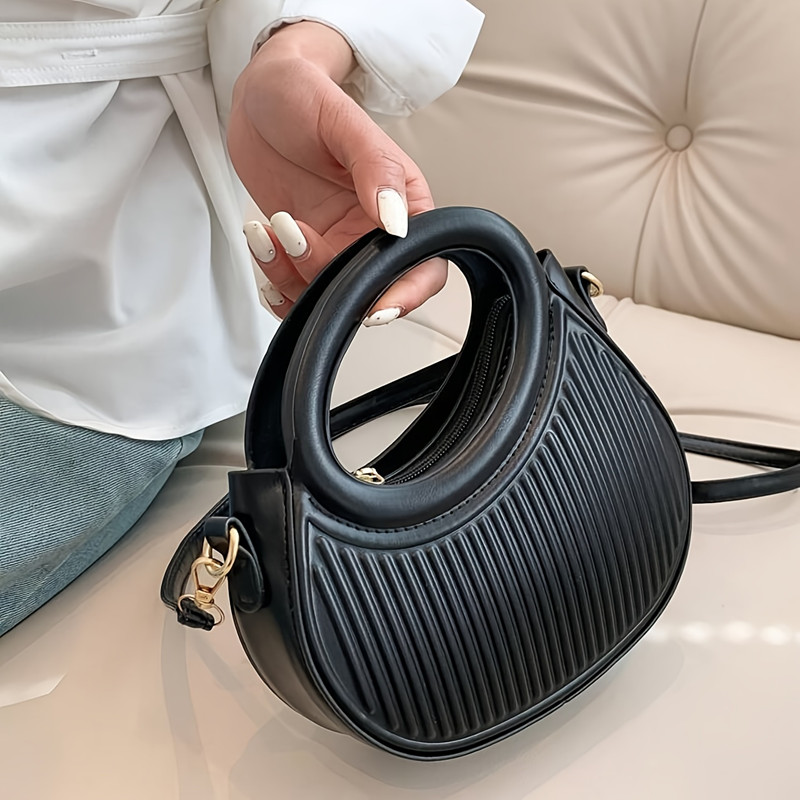 Chic Stripe Design Crossbody B - Luxury Bags Without Logo recension och pris