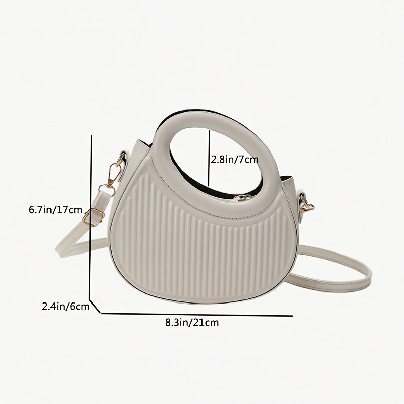 Chic Stripe Design Crossbody B - Luxury Bags Without Logo recension och pris