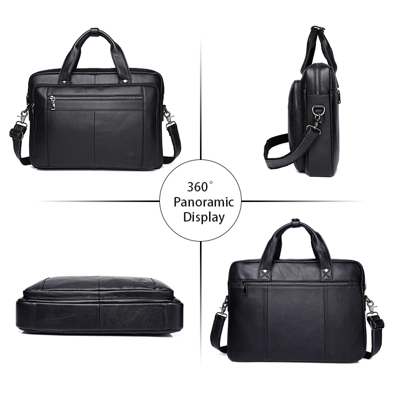 SCHLATUM Genuine Leather Bussi - Luxury Bags That Fit Laptop recension och pris
