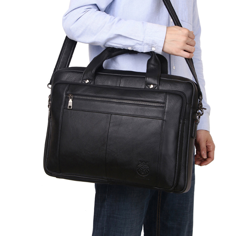 SCHLATUM Genuine Leather Bussi - Luxury Bags That Fit Laptop recension och pris