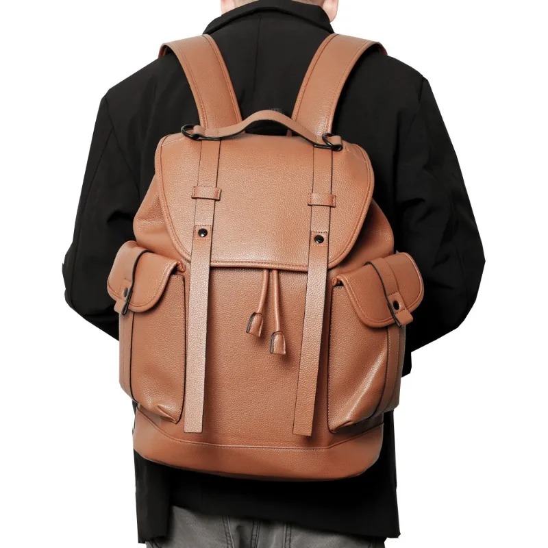 New Fashion Backpack Men Flap  - Luxury Bags That Fit Laptop recension och pris
