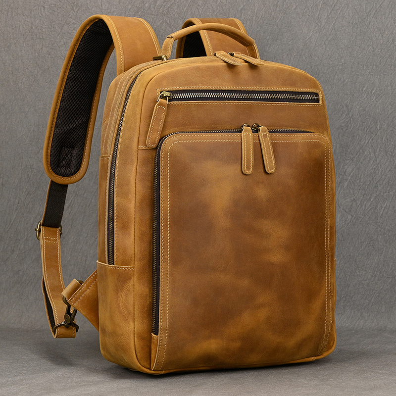 Fasshion Leather Backpack For  - Luxury Bags That Fit Laptop recension och pris