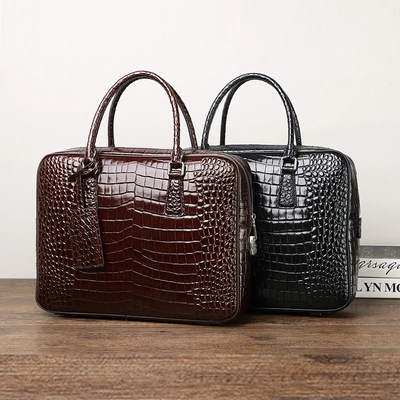 2025 New Luxury Alligator Patt - Luxury Bags That Fit Laptop recension och pris