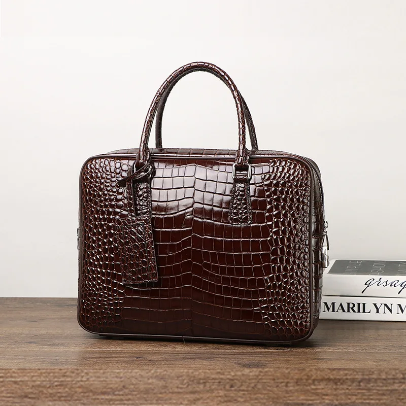2025 New Luxury Alligator Patt - Luxury Bags That Fit Laptop recension och pris