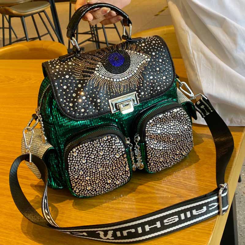 Fashion Women Backpack Big Cap - Luxury Bags Big recension och pris