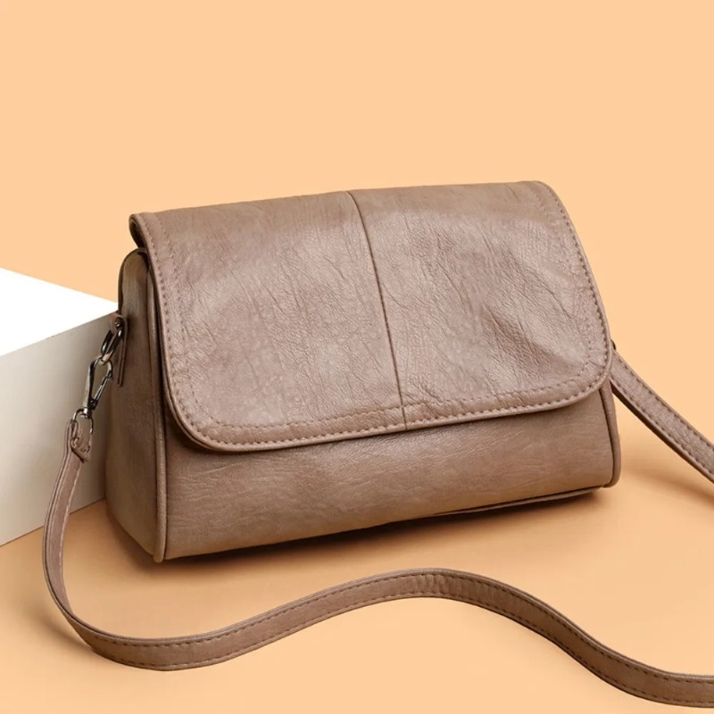 Retro Oil Wax Leather Crossbod - Luxury Bags Without Logo recension och pris