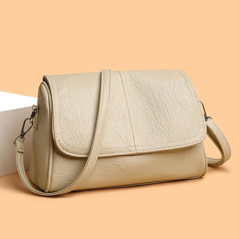 Retro Oil Wax Leather Crossbod - Luxury Bags Without Logo recension och pris