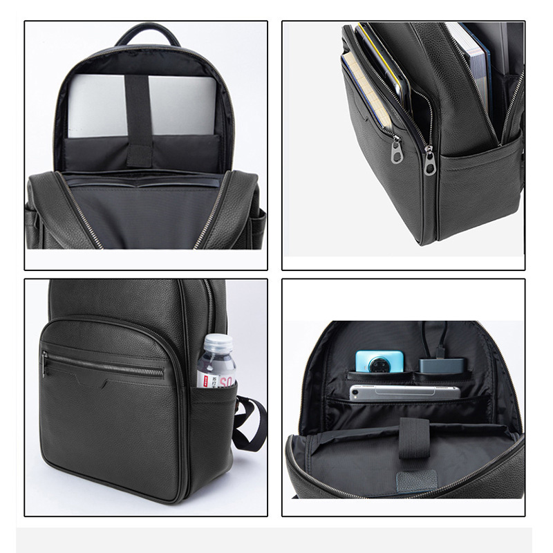 New Brand Genuine Leather Men  - Luxury Bags That Fit Laptop recension och pris