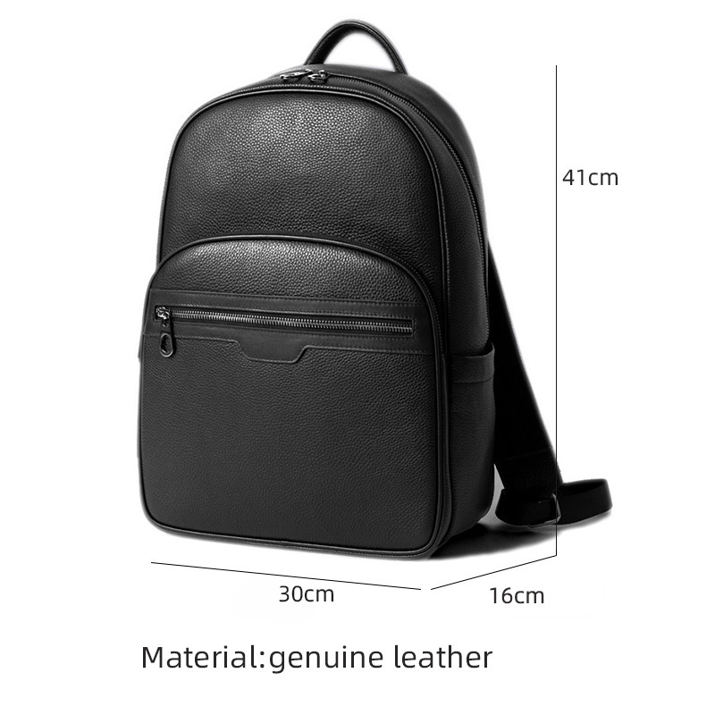 New Brand Genuine Leather Men  - Luxury Bags That Fit Laptop recension och pris