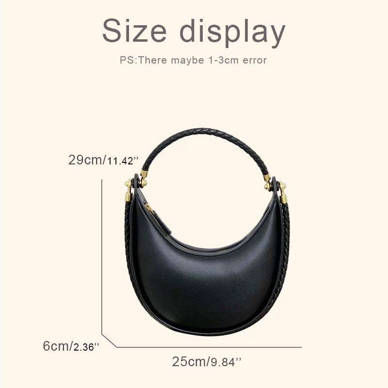 Classic Round Moon Slim Bags F - Luxury Bags Of 2026 recension och pris