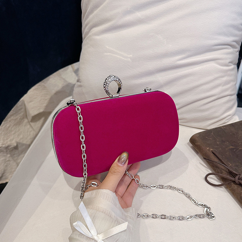 Black Velvet Handbag for Women - Luxury Bags Vip recension och pris